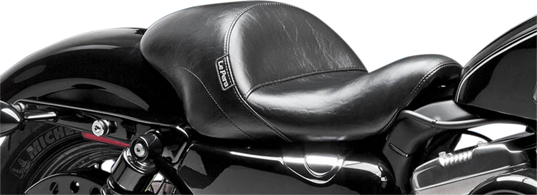 LE PERA Aviator Up Front Solo Seat - Smooth - Black - XL '04-'22 LFU-316