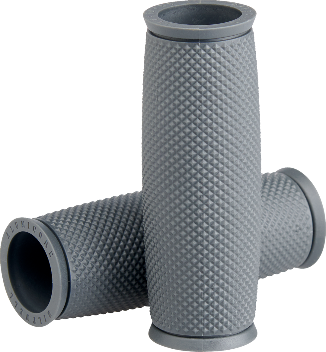 BILTWELL Replacement Alumicore Grip Sleeves - 1" - Recoil - Gray 6707-0501