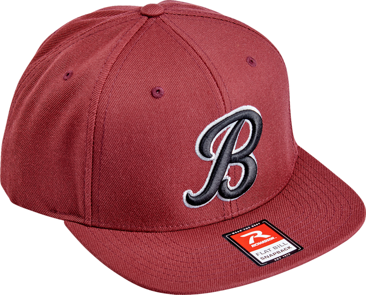 BILTWELL Script B Hat - Maroon 8002-4040-00