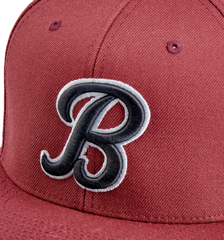 BILTWELL Script B Hat - Maroon 8002-4040-00