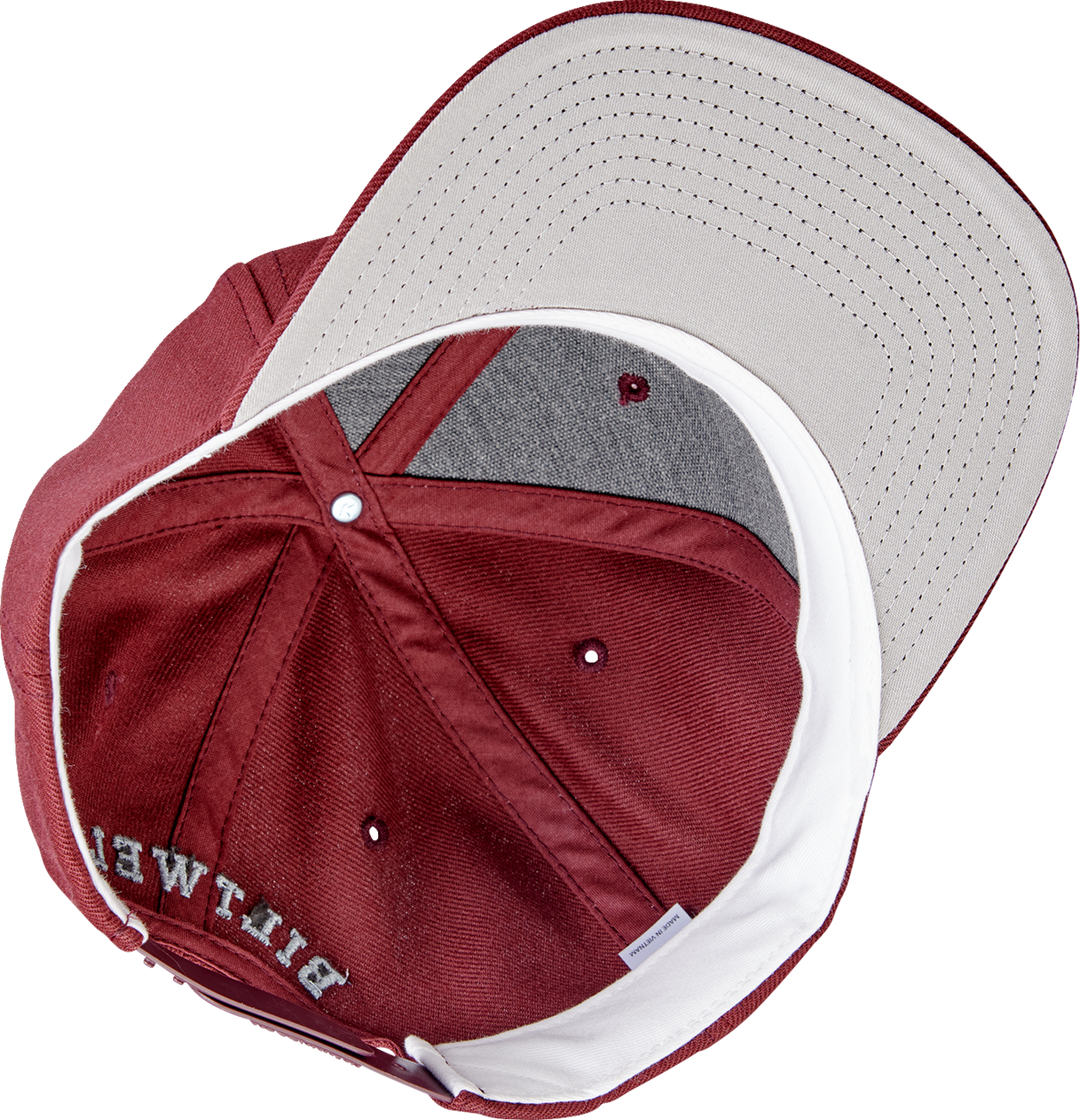 BILTWELL Script B Hat - Maroon 8002-4040-00