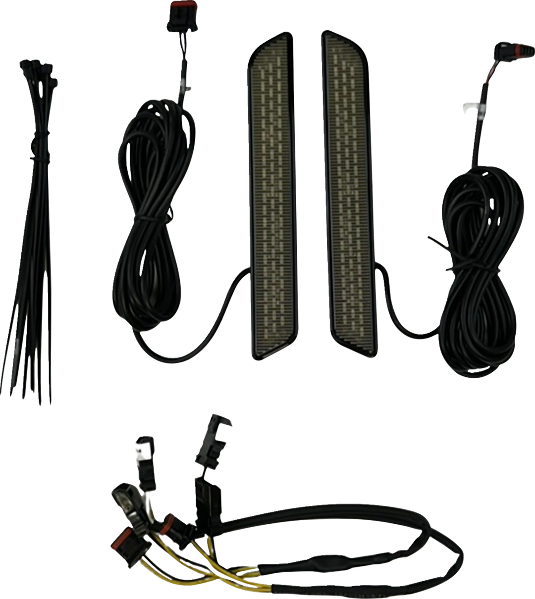 CUSTOM DYNAMICS LED Fork Reflector - Smoke Lens CD-FORK-LRST-SB