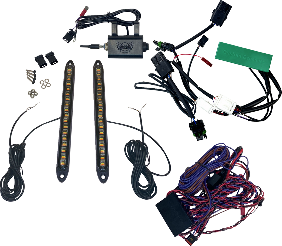 CUSTOM DYNAMICS Turn Signal Kit - Front/Rear - Maverick CD-SXS-MAVX3
