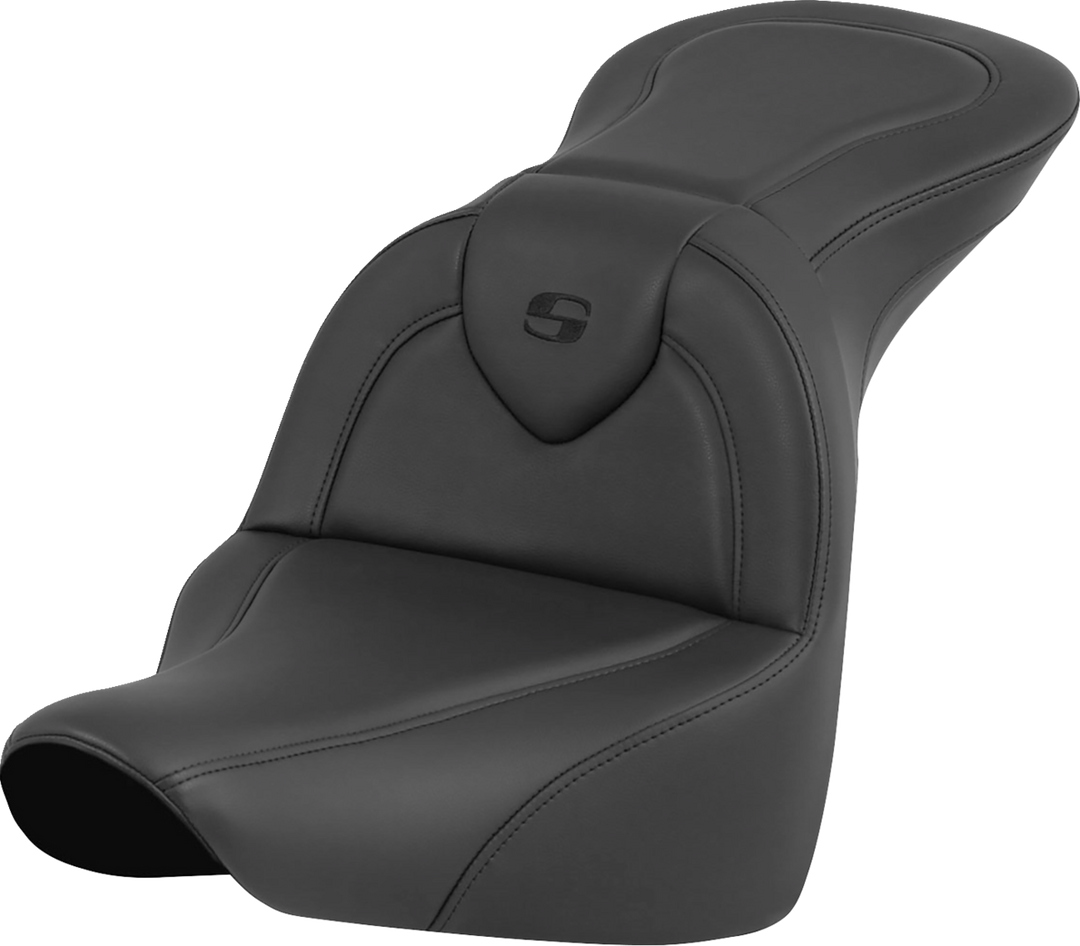SADDLEMEN RoadSofa™ Seat - Black - without Driver Backrest - FLFB/FXBR '18-'24 818-27-187