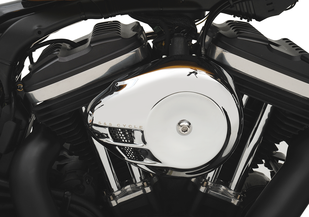 S&S CYCLE Air Cleaner Cover - Air Stream - Chrome 170-0118