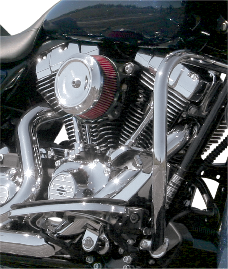 S&S CYCLE Air Cleaner Cover - Bob Dish - Chrome 170-0119