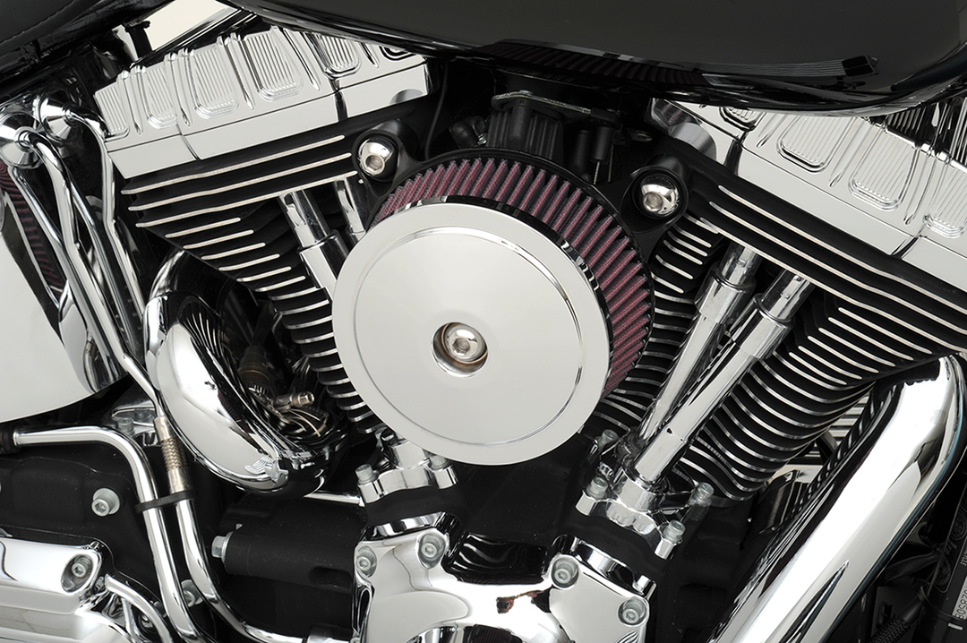 S&S CYCLE Air Cleaner Cover - Bob Dome - Chrome 170-0120
