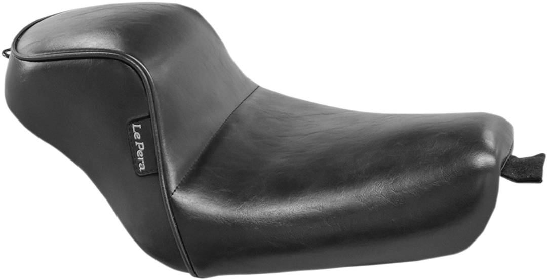 LE PERA Sprocket Solo Seat - Smooth - Black - XL '04-'22 LK-326