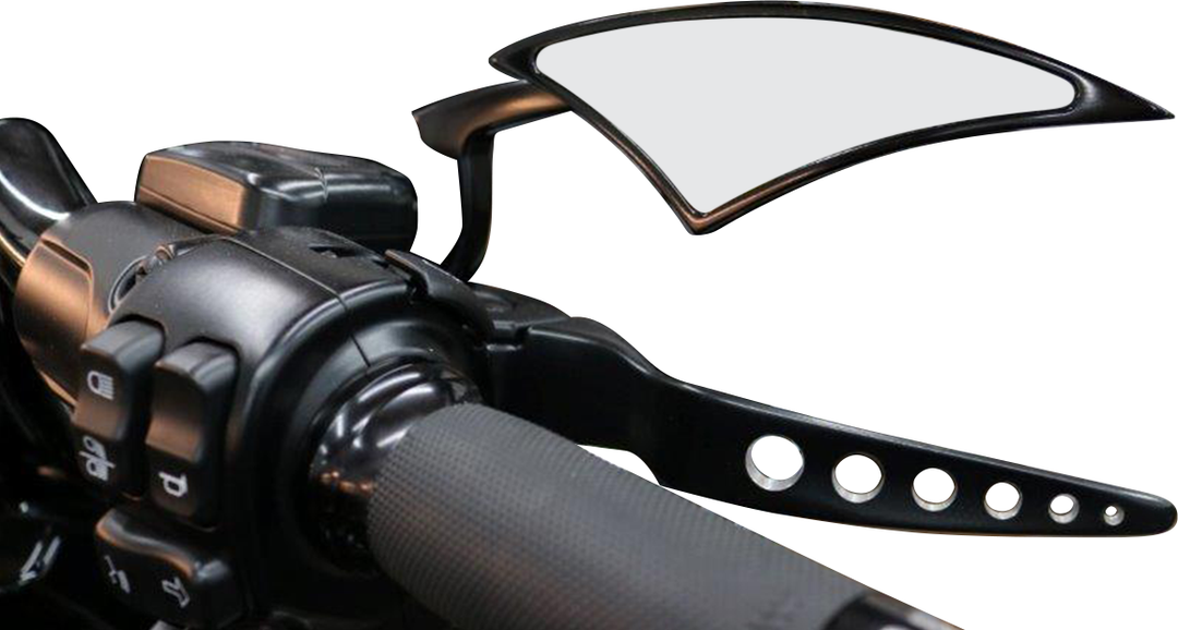 PAUL YAFFE BAGGER NATION Mirrors - Power - Side View - Teardrop - Black - Pair PYO:PMP-B