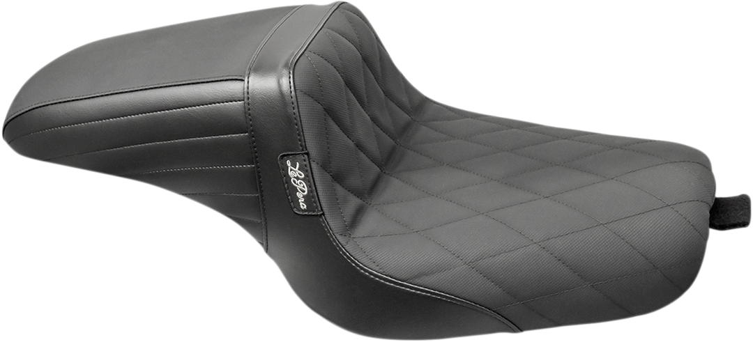 LE PERA Kickflip Seat - Diamond w/ Gripp Tape - Black - XL '10-'22 LK-596DMGP