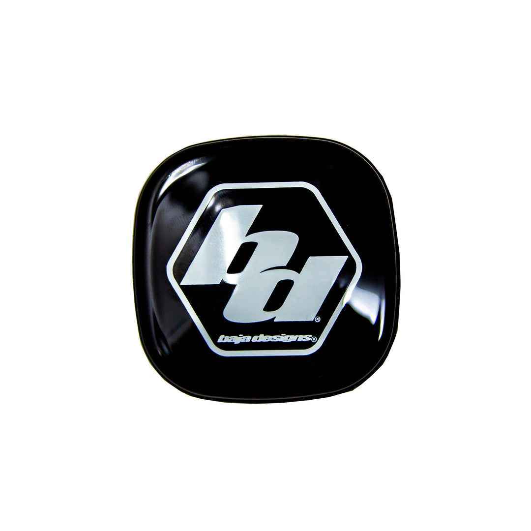 Baja Designs DOT LP6 LED Headlight Kit 2014-2023 Harley Davidson Street Glide (White) Baja DesignsS1 Single Rock Guard Kit Black Baja Designs