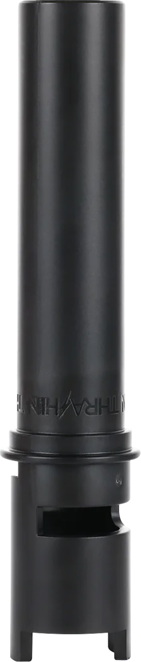 THRASHIN SUPPLY CO. Throttle Tube - Smooth - 1" - Touring TBW - Black - TSC-2805-1