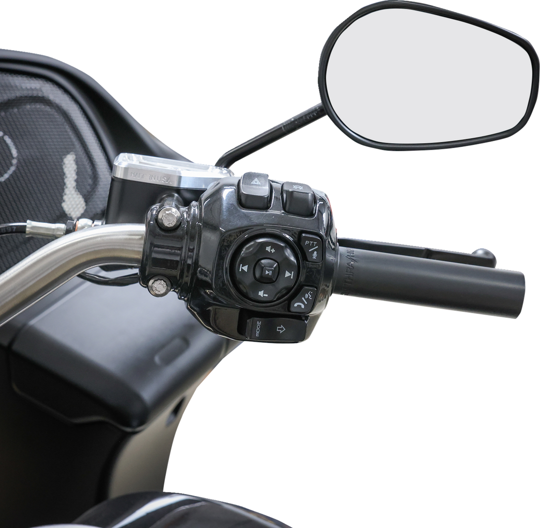 THRASHIN SUPPLY CO. Throttle Tube - Smooth - 1" - Touring TBW - Black - TSC-2805-1