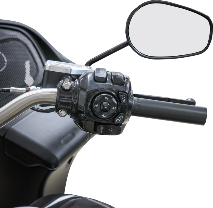 THRASHIN SUPPLY CO. Throttle Tube - Smooth - 1" - Touring TBW - Black - TSC-2805-1