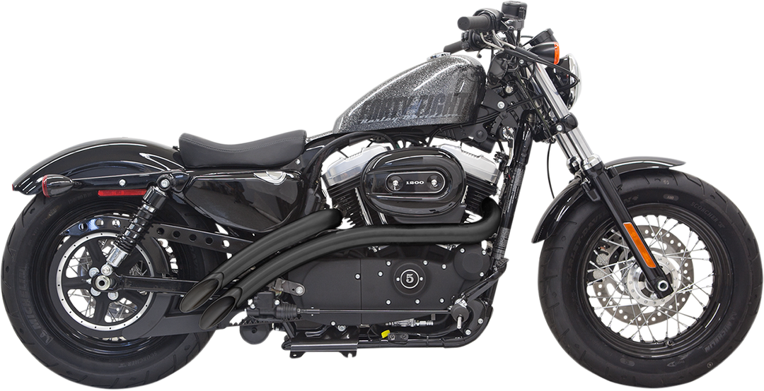 BASSANI XHAUST Radial Sweepers Exhaust System - Black - XL 1X2FB