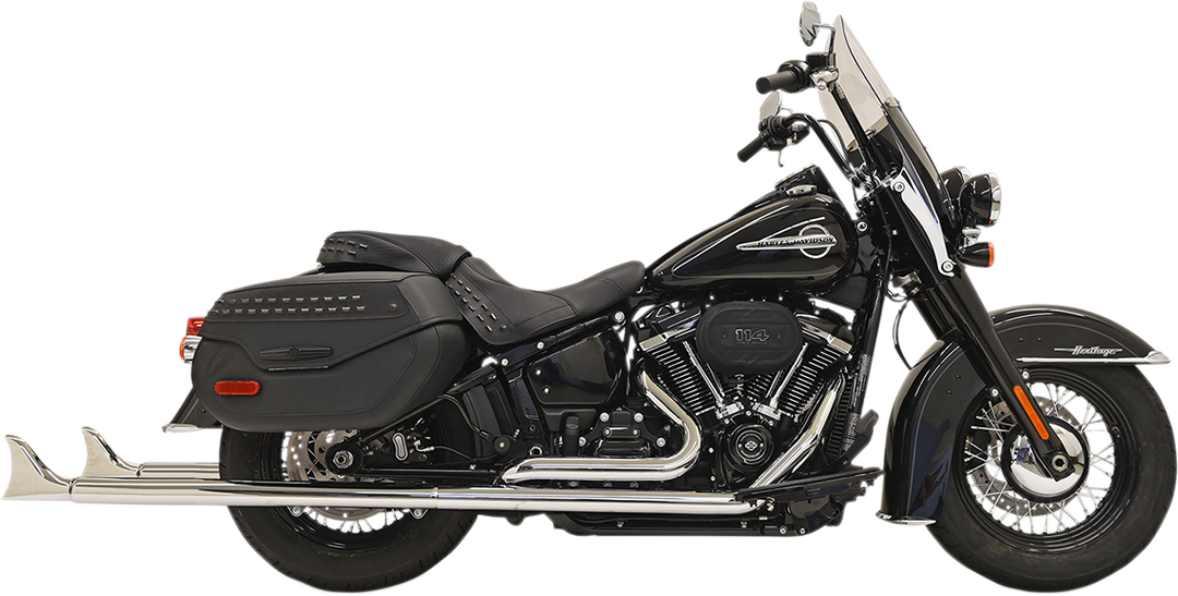 BASSANI XHAUST Fishtail Exhaust without Baffle - 39" 1S96E-39