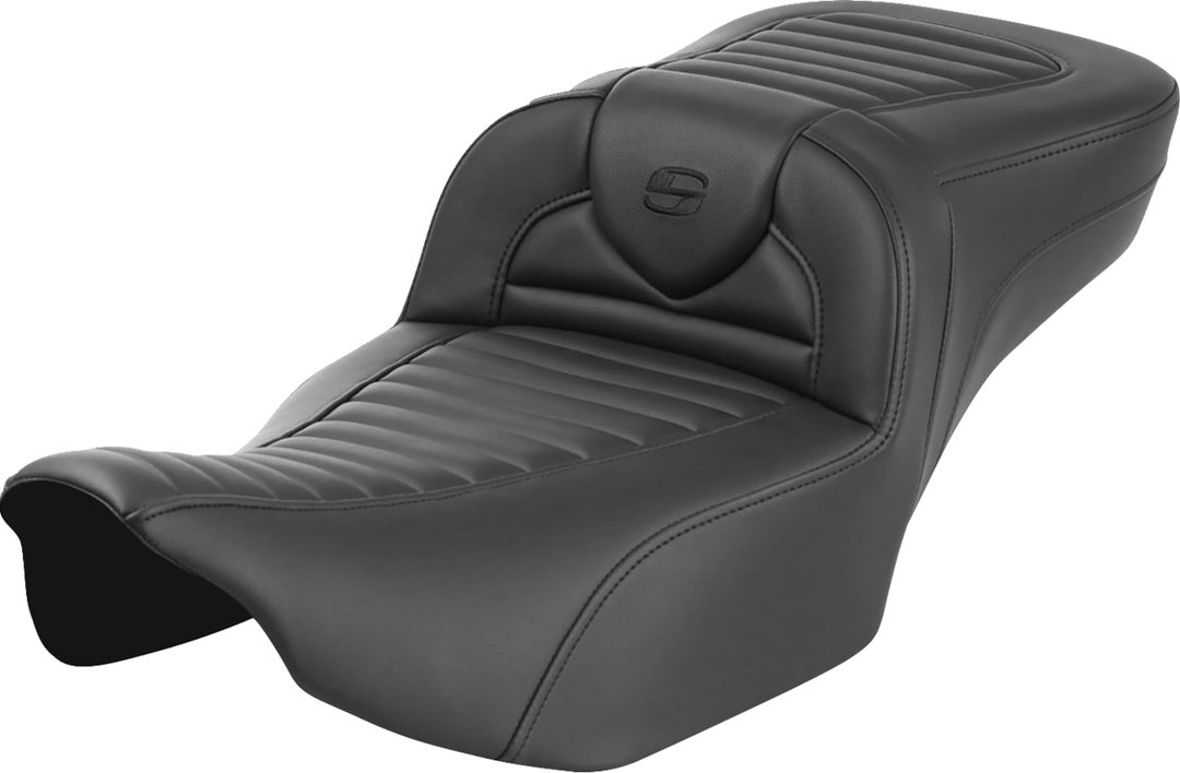 SADDLEMEN Roadsofa™ Extended Reach Seat - without Backrest - Tuck-n-Roll - FLTR/FLHX '23-'24 823-07-20300