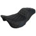 Rise Up Seat for Harley® Touring '08-'23 (Diamond / Blue Stitch)