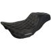 Rise Up Seat for Harley® Touring '08-'23 (Diamond / Silver Stitch)