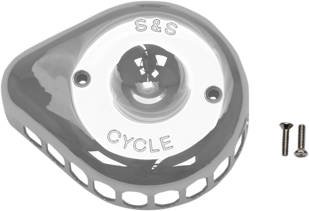 S&S CYCLE Air Cleaner Cover - Mini Teardrop - Chrome 170-0367