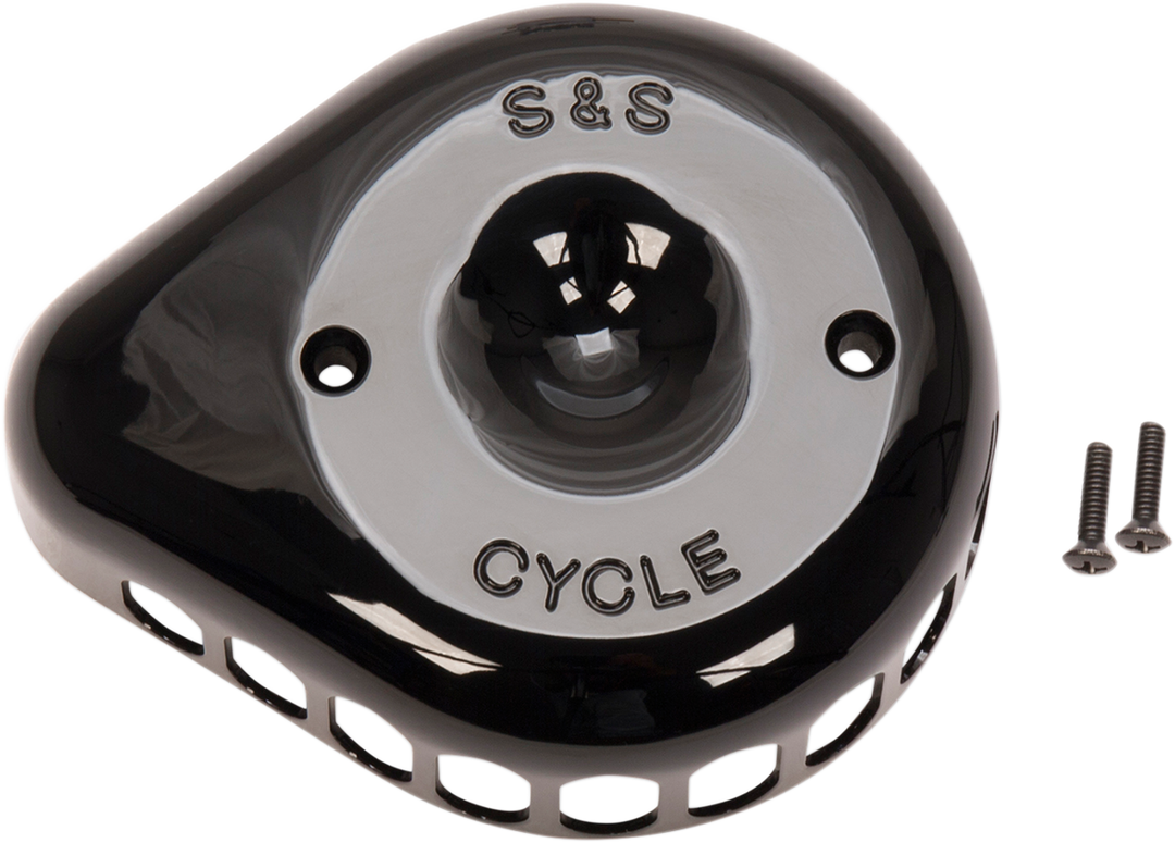 S&S CYCLE Air Cleaner Cover - Mini Teardrop - Black 170-0366
