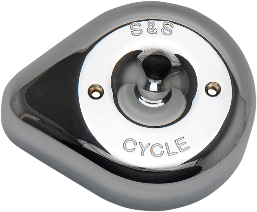 S&S CYCLE Air Cleaner Cover - Teardrop - Chrome 170-0530