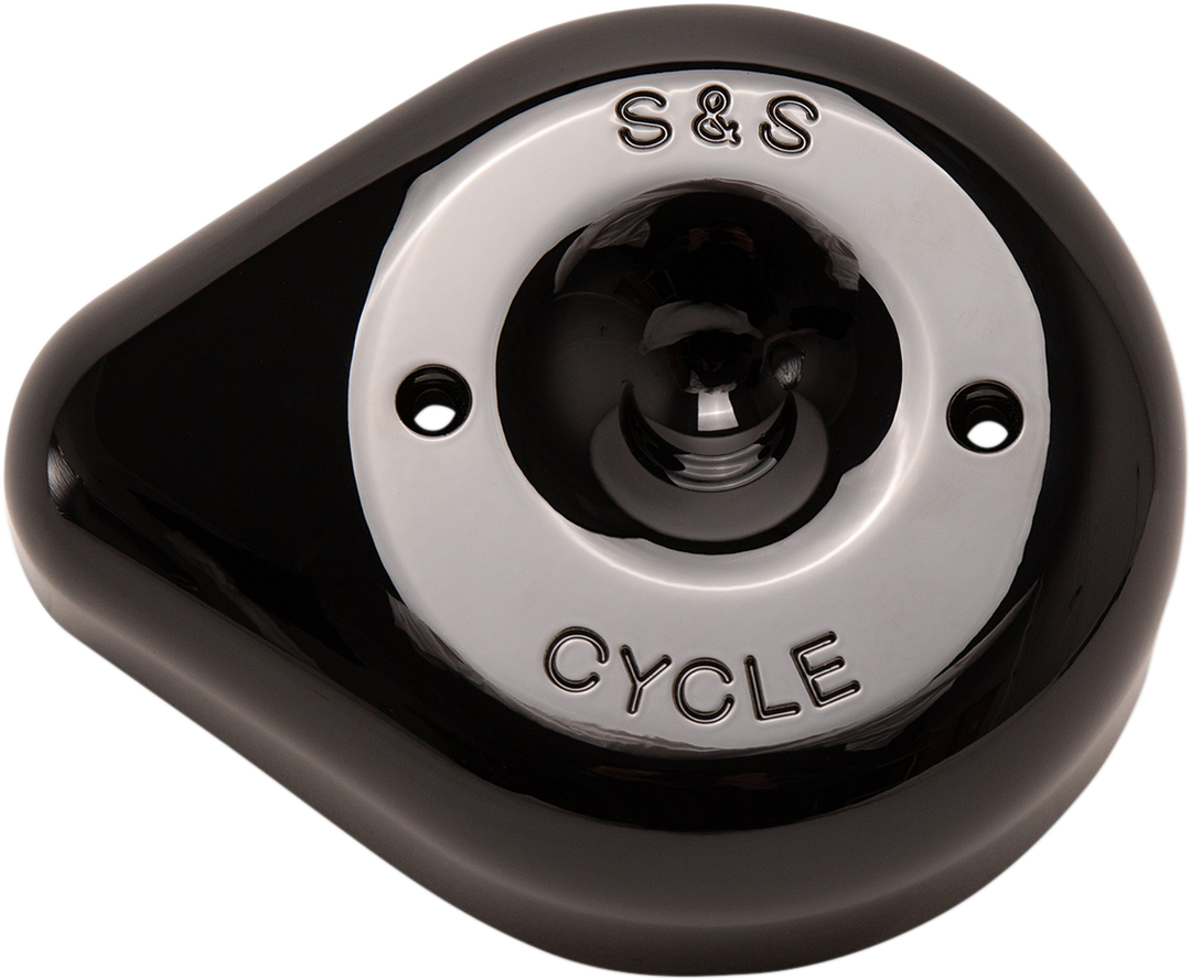 S&S CYCLE Air Cleaner Cover - Teardrop - Black 170-0531