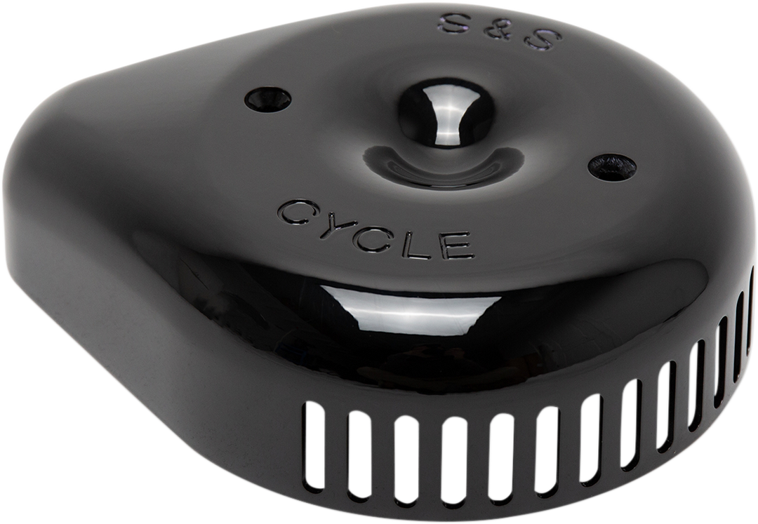 S&S CYCLE Air Cleaner Cover - Slasher - Black 170-0533