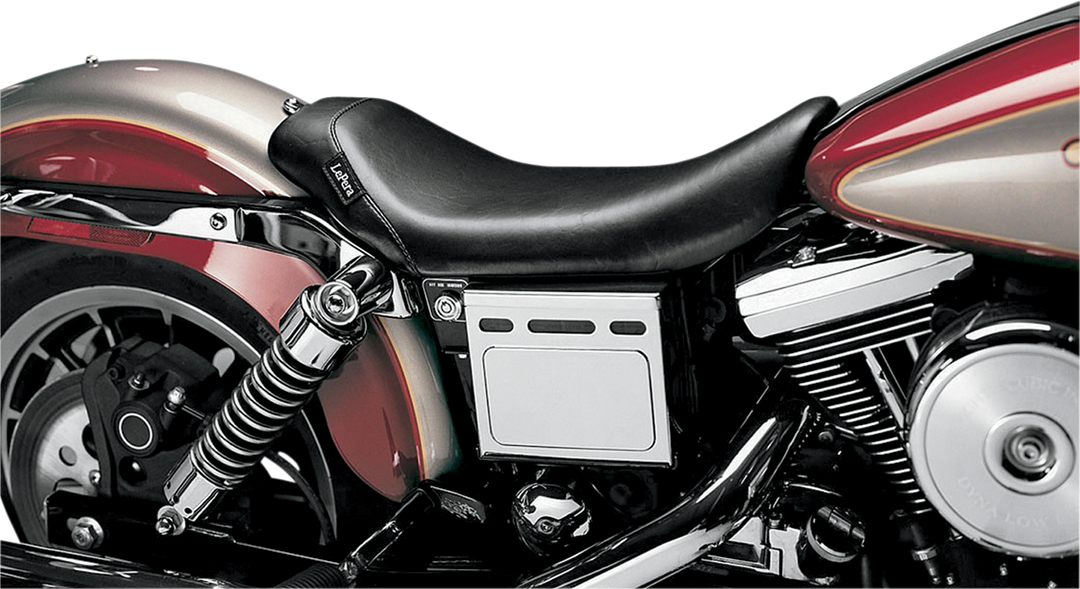LE PERA Bare Bones Solo Seat - Smooth - Black - FXD '96-'03 LN-001