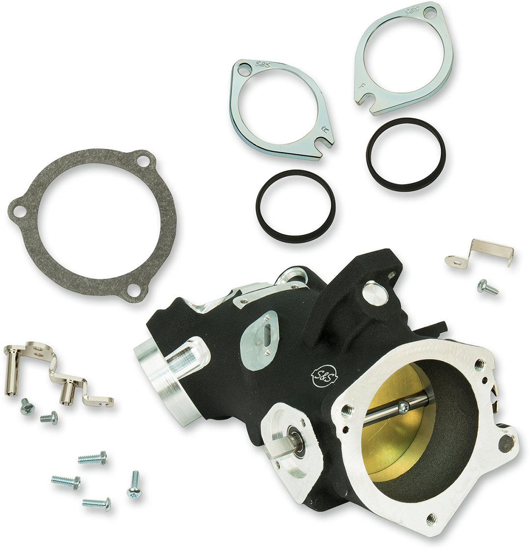 S&S CYCLE Throttle Hog Cable Operated Throttle Body Kit - Black - 58 mm - 111" Engine 170-0339