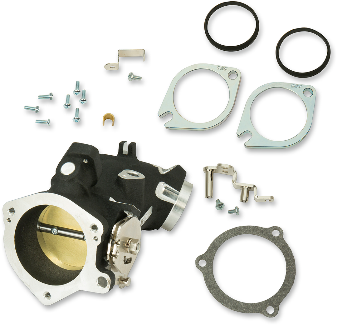 S&S CYCLE Throttle Hog Cable Operated Throttle Body Kit - Black - 58 mm - 111" Engine 170-0347