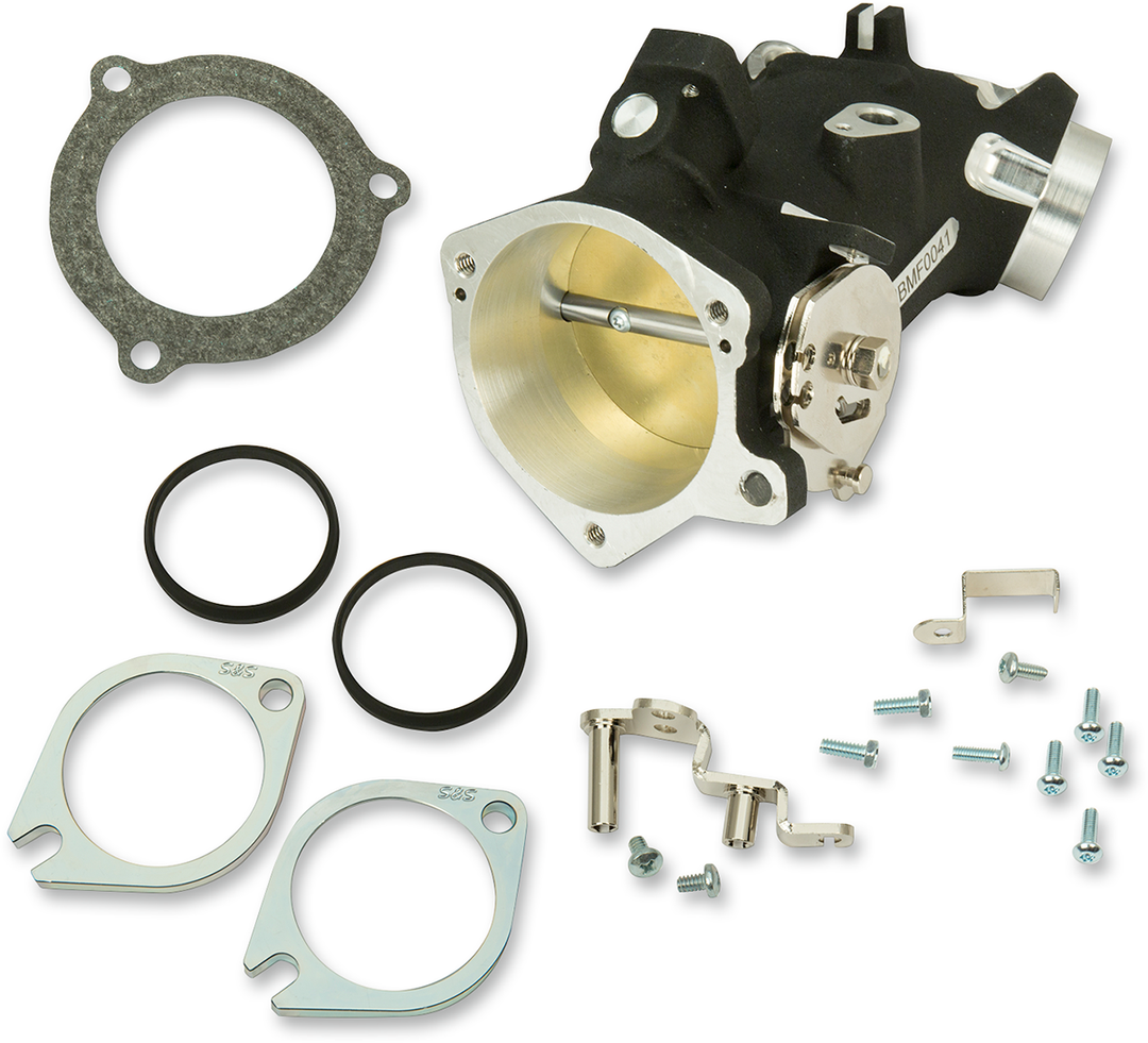 S&S CYCLE Throttle Hog Cable Operated Throttle Body Kit - Black - 66 mm 170-0349
