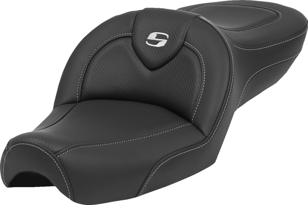 SADDLEMEN Roadsofa™ Seat - without Backrest - Carbon Fiber - XL '79-'03 879-03-185
