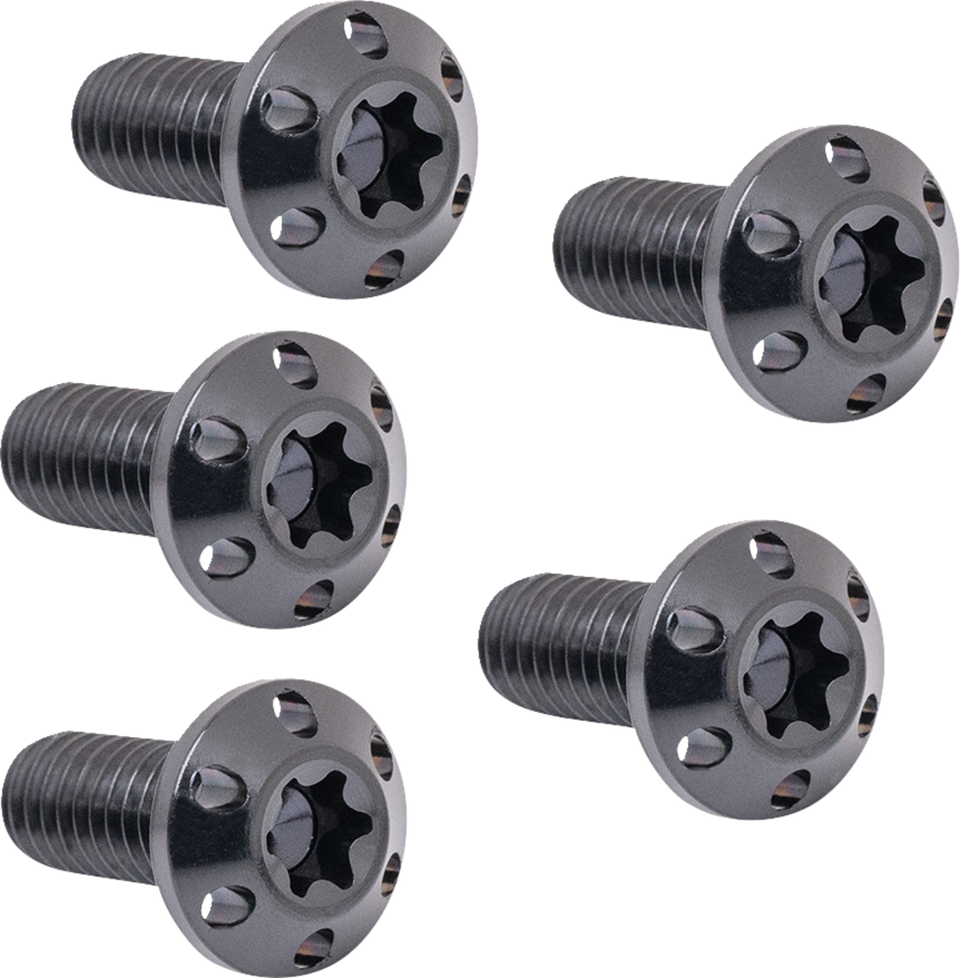 ARLEN NESS Bolt Kit - Holeshot/Brake Rotor/Rear - Hub Mount - Black - 3/8-16 x 1" - 5 Pack 300-910
