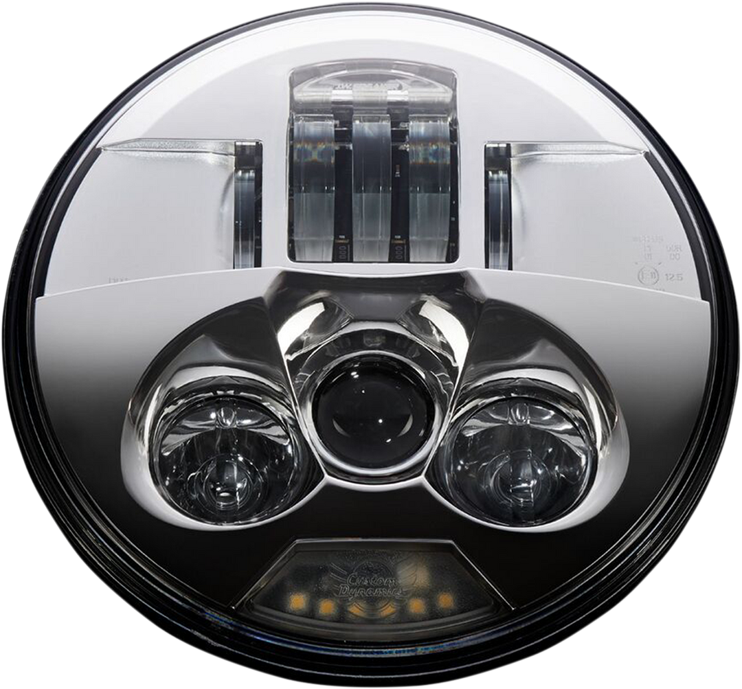 CUSTOM DYNAMICS Headlamp - ProBEAM® - 7" - LED - Chrome PB-7-C