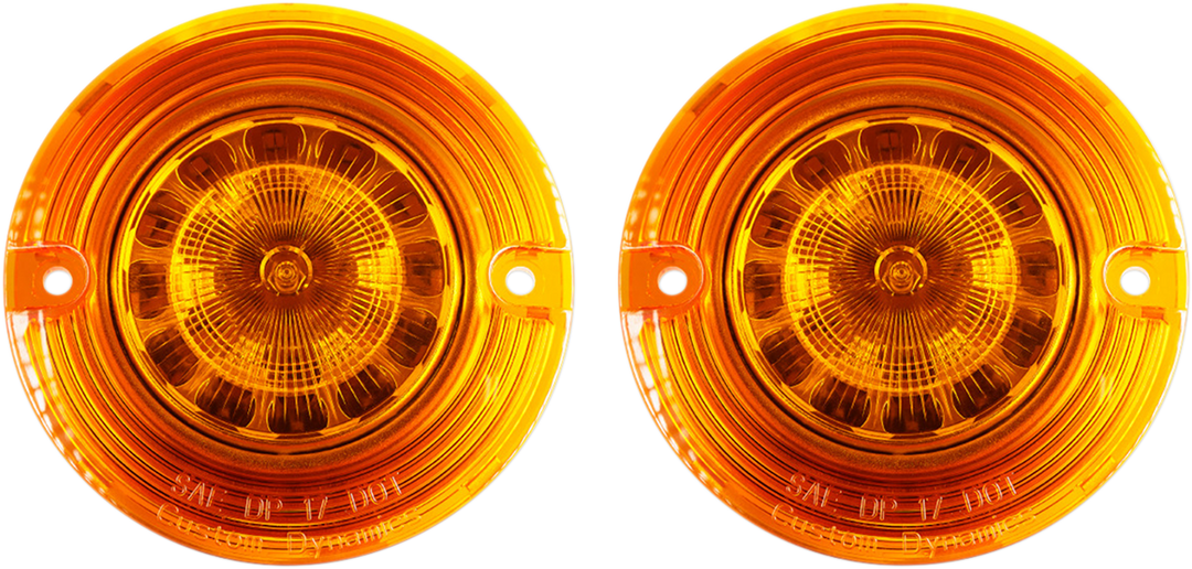 CUSTOM DYNAMICS Flat Signal Insert - 1157 - Amber PB-A-1157-T
