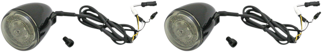 CUSTOM DYNAMICS ProBEAM® Turn Signals - Gloss Black PB-IND-FTS-AW-B