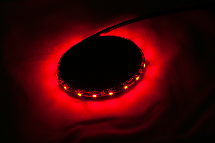 CUSTOM DYNAMICS MagicFLEX®2 Wheel Light - Black/Orange M215ORANGEB