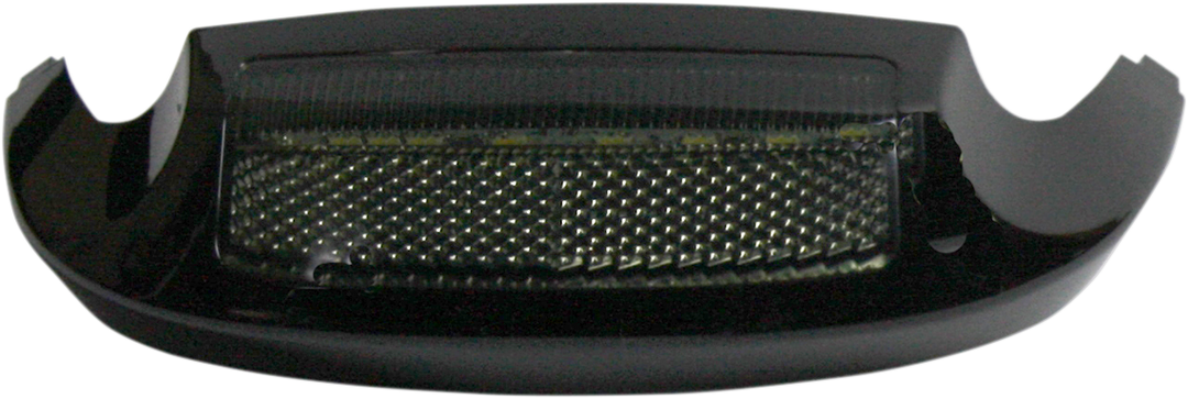 CUSTOM DYNAMICS LED Front Fender Tip - White LED/Smoke Lens - Black GEN-FT-WS-BLK