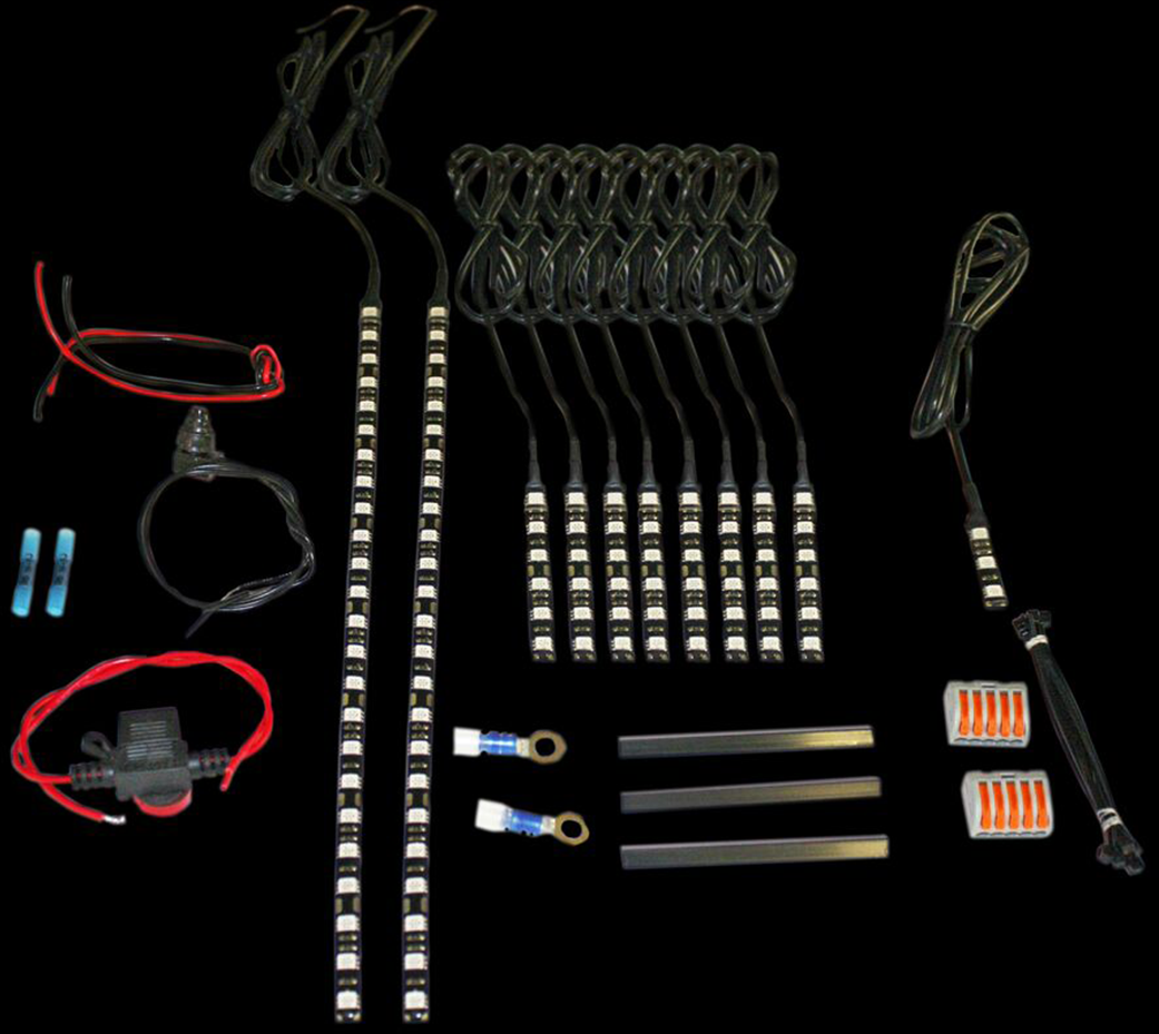 CUSTOM DYNAMICS MagicFLEX®2 Engine Accent Light Kit - Indian - Ultra Violet M2EK1-IND-UV