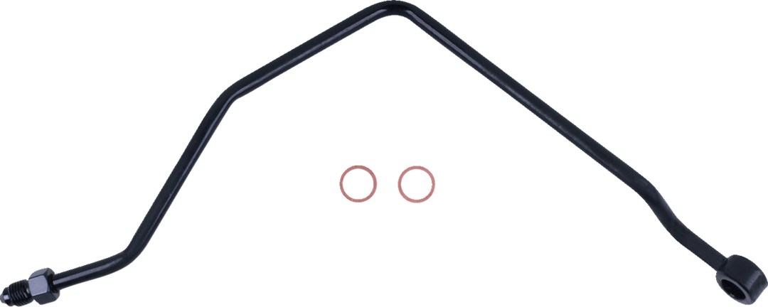 MAGNUM SHIELDING Brake Line - Adaptor HCU to Caliper - Rear - Black Pearl AS4623