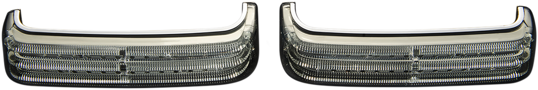 CUSTOM DYNAMICS Saddlebag Lights - SS8 - Chrome Smoke PB-SB-SS8-CS