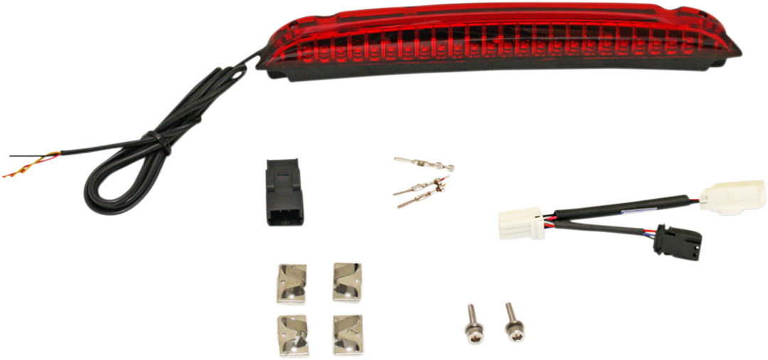 CUSTOM DYNAMICS Luggage Rack Light - Red CD-LR-03-R