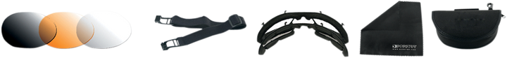 BOBSTER Raptor II Sunglasses - Matte Black - Interchangeable Lens BRA201