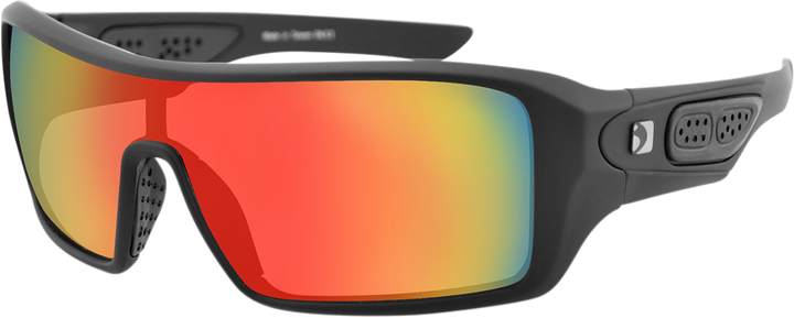 BOBSTER Paragon Sunglasses - Matte Black - Smoke Crimson Mirror Lens EPAR001