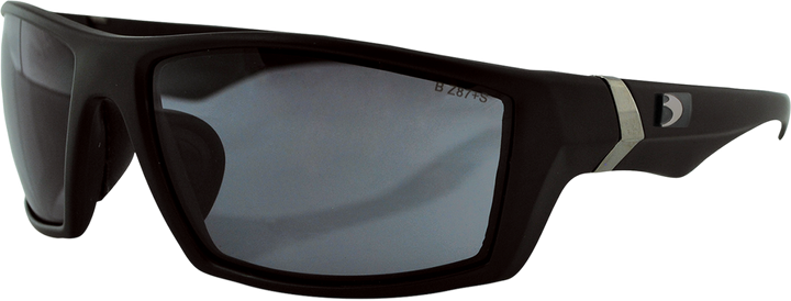 BOBSTER Whiskey Sunglasses - Matte Black - Smoke Lens EWHI002