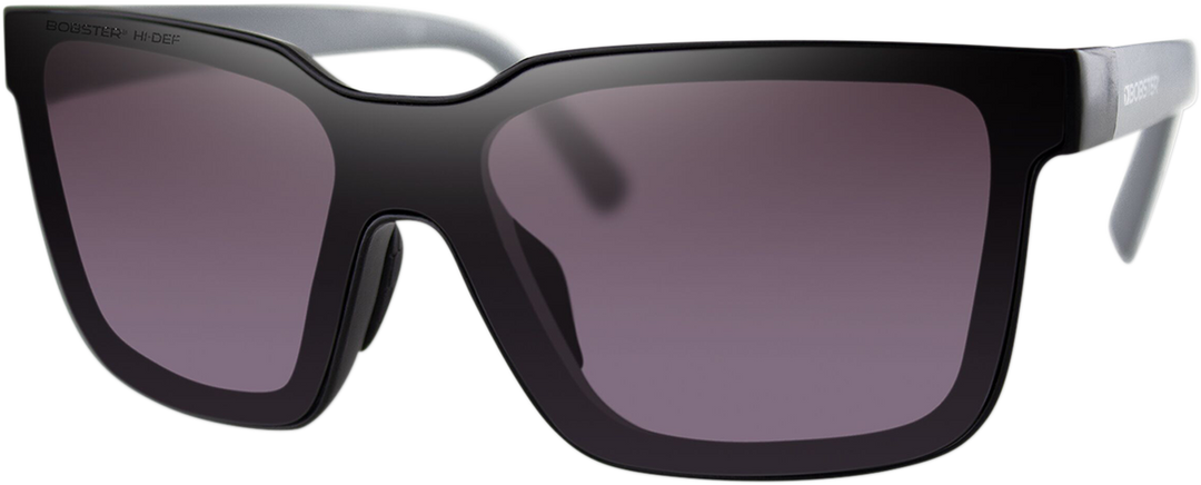 BOBSTER Boost Sunglasses - Matte Black Gray Temples - Purple Mirror Lens BBST001H