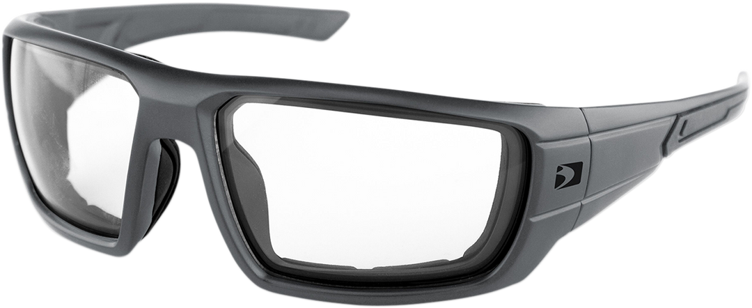 BOBSTER Mission Sunglasses - Matte Gray - Clear Lens BMIS001C