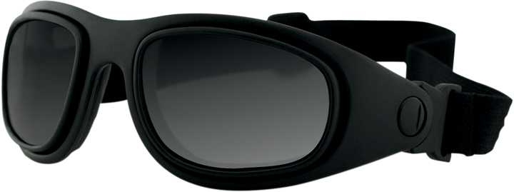 BOBSTER Sport & Street 2 Convertible Sunglasses - Matte Black - Interchangeable Lens BSSA201AC