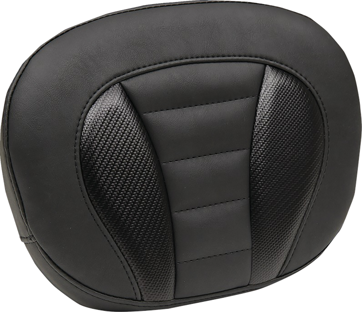 MUSTANG Deluxe Sissy Bar Pad - Black Stitch - FLT/FLH '23-'24 89015